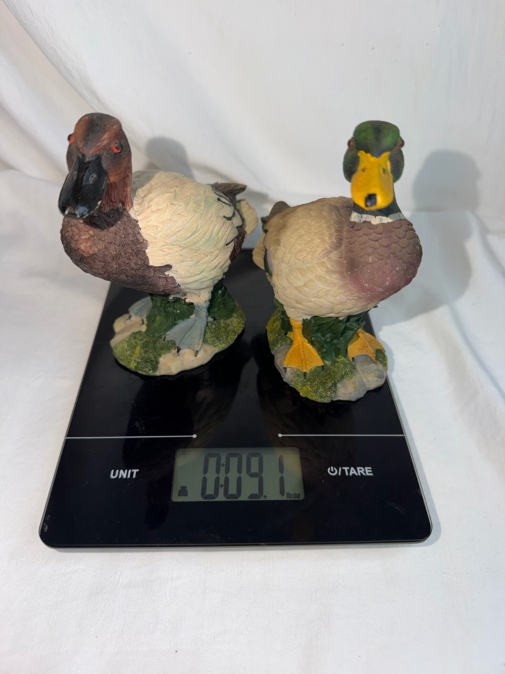 Yardworks Originals Decorative Duck Figurines - Mallard & Canvasback - Set of 2 - Picture 12 of 16